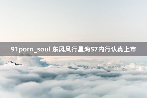 91porn_soul 东风风行星海S7内行认真上市