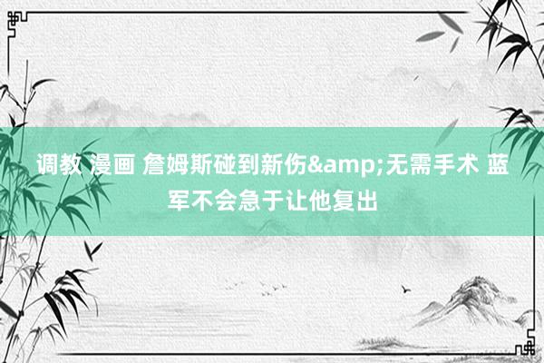 调教 漫画 詹姆斯碰到新伤&无需手术 蓝军不会急于让他复出